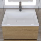 Тумба под раковину Uperwood Barsa, 50 см, подвесная, чёрная/дуб сонома - Фото 10