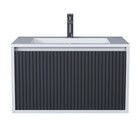 Тумба подвесная Uperwood, под раковину Uperwood Next 70, 1 ящик, цвет белый/графит - Фото 3