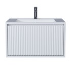 Тумба подвесная Uperwood, под раковину Uperwood Next 70,1 ящик, цвет белый - Фото 3