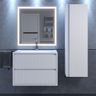 Тумба под раковину Uperwood Next подвесная, 70 см, белая, 2 ящика - Фото 4