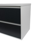 Тумба подвесная Uperwood, под раковину Uperwood Next 80, 2 ящика, цвет белый/графит - Фото 5