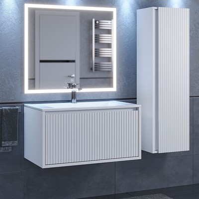 Тумба подвесная Uperwood, под раковину Uperwood Next 80, 1 ящик, цвет белый