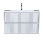 Тумба подвесная Uperwood, под раковину Uperwood Next 80, 2 ящика, цвет белый - Фото 1