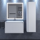 Шкаф-пенал для ванной Uperwood Next, 35х28х120 см, подвесной, белый - Фото 4