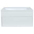 Тумба подвесная Uperwood, под раковину Uperwood Lotus 80, цвет белый - Фото 1