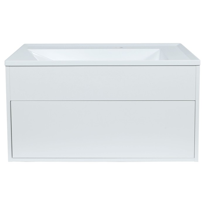 Тумба подвесная Uperwood, под раковину Uperwood Lotus 80, цвет белый - Фото 1