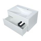 Тумба подвесная Uperwood, под раковину Uperwood Lotus 80, цвет белый - Фото 2