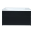 Тумба подвесная Uperwood, под раковину Uperwood Lotus 80, цвет чёрный 10666867
