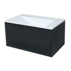 Тумба подвесная Uperwood, под раковину Uperwood Lotus 80, цвет чёрный 10666867