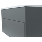 Тумба подвесная Uperwood, под раковину Uperwood Lotus 80, цвет серый 10666868