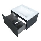 Тумба подвесная Uperwood, под раковину Uperwood Parma 65, цвет чёрный 10666872