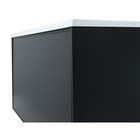 Тумба подвесная Uperwood, под раковину Uperwood Parma 65, цвет чёрный 10666872