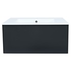 Тумба подвесная Uperwood, под раковину Uperwood Parma 75, цвет чёрный 10666874