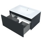 Тумба подвесная Uperwood, под раковину Uperwood Parma 75, цвет чёрный 10666874