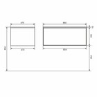 Тумба подвесная Uperwood, под раковину Uperwood Parma 85, цвет белый 10666875