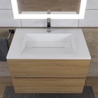 Раковина полувстраиваемая Uperwood Next 70 см, прямоугольная, белая - Фото 2