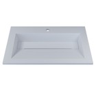 Раковина полувстраиваемая Uperwood Next 70 см, прямоугольная, белая - Фото 6