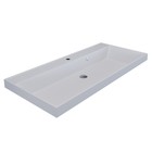 Раковина кварцевая Uperwood Classic Quartz 100 см, белая жасмин - Фото 2