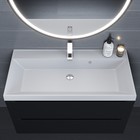 Раковина кварцевая Uperwood Classic Quartz 100 см, белая жасмин - Фото 5