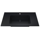 Раковина кварцевая Uperwood Parma Quartz, 85 см, черная матовая, космос - фото 14383018