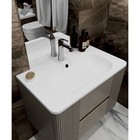 Раковина полувстраиваемая Uperwood Fate 80 см, прямоугольная, белая - фото 14927112