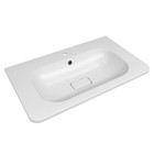 Раковина полувстраиваемая Uperwood Fate 80 см, прямоугольная, белая - фото 14927113