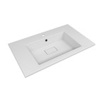 Раковина полувстраиваемая Uperwood May 80 см, прямоугольная, белая - фото 14502246