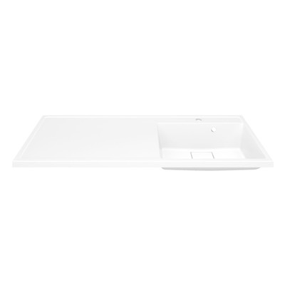 Раковина над стиральной машиной Uperwood Magenta, 120 см, правая, белая