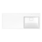 Раковина над стиральной машиной Uperwood Magenta, 120 см, правая, белая - Фото 4