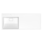 Раковина над стиральной машиной Uperwood Magenta, 120 см, левая, белая - Фото 3