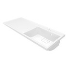 Раковина над стиральной машиной Uperwood Magenta, 110 см, правая, белая - Фото 2