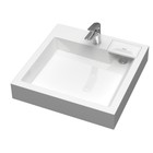 Раковина над стиральной машиной Uperwood Vission, 60×60 см, белая - Фото 2