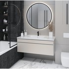 Раковина полувстраиваемая Uperwood Parma 75 см, белая глянцевая - фото 14438241