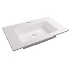 Раковина полувстраиваемая Uperwood Parma 75 см, белая глянцевая - фото 14438242