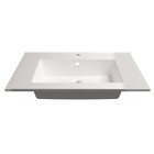 Раковина полувстраиваемая Uperwood Parma 75 см, белая глянцевая - фото 14438243