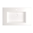 Раковина полувстраиваемая Uperwood Parma 75 см, белая глянцевая - фото 14438244