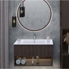 Раковина полувстраиваемая Uperwood Parma 85 см, белая глянцевая - фото 14438247