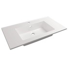 Раковина полувстраиваемая Uperwood Parma 85 см, белая глянцевая - фото 14438249