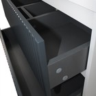 Тумба подвесная Uperwood, с раковиной Uperwood Next 80, 2 ящика, цвет белый/графит - Фото 7