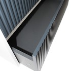 Тумба подвесная Uperwood, с раковиной Uperwood Next 80, 2 ящика, цвет белый/графит - Фото 8