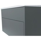 Тумба подвесная Uperwood, с раковиной Uperwood Lotus Premium 80, цвет серый - Фото 5