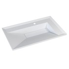 Тумба подвесная Uperwood, с раковиной Uperwood Lotus Premium 80, цвет серый - Фото 6