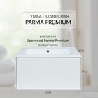 Тумба с раковиной Uperwood Parma Premium подвесная 65 см, белая 10666964 - фото 2519390