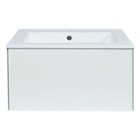 Тумба с раковиной Uperwood Parma Premium подвесная 65 см, белая - Фото 5