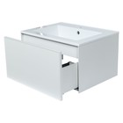 Тумба с раковиной Uperwood Parma Premium подвесная 65 см, белая - Фото 7