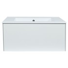 Тумба с раковиной Uperwood Parma Premium подвесная 75 см, белая - Фото 5