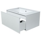 Тумба с раковиной Uperwood Parma Premium подвесная 75 см, белая - Фото 7