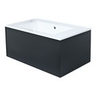 Тумба с раковиной Uperwood Parma Premium подвесная 75 см, черная - Фото 6