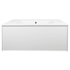 Тумба с раковиной Uperwood Parma Premium подвесная 85 см, белая - Фото 5