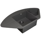 Кухонная мойка кварцевая Uperwood Quartz UPD-06, угловая двухсекционная, цвет 03 серая - Фото 3